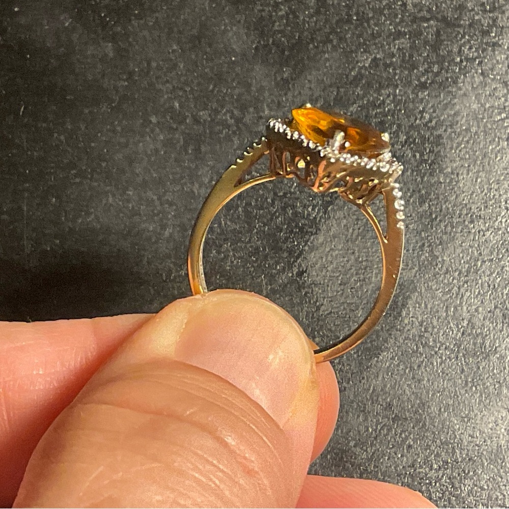 Yellow Tourmaline Ring - Picture 8 of 9